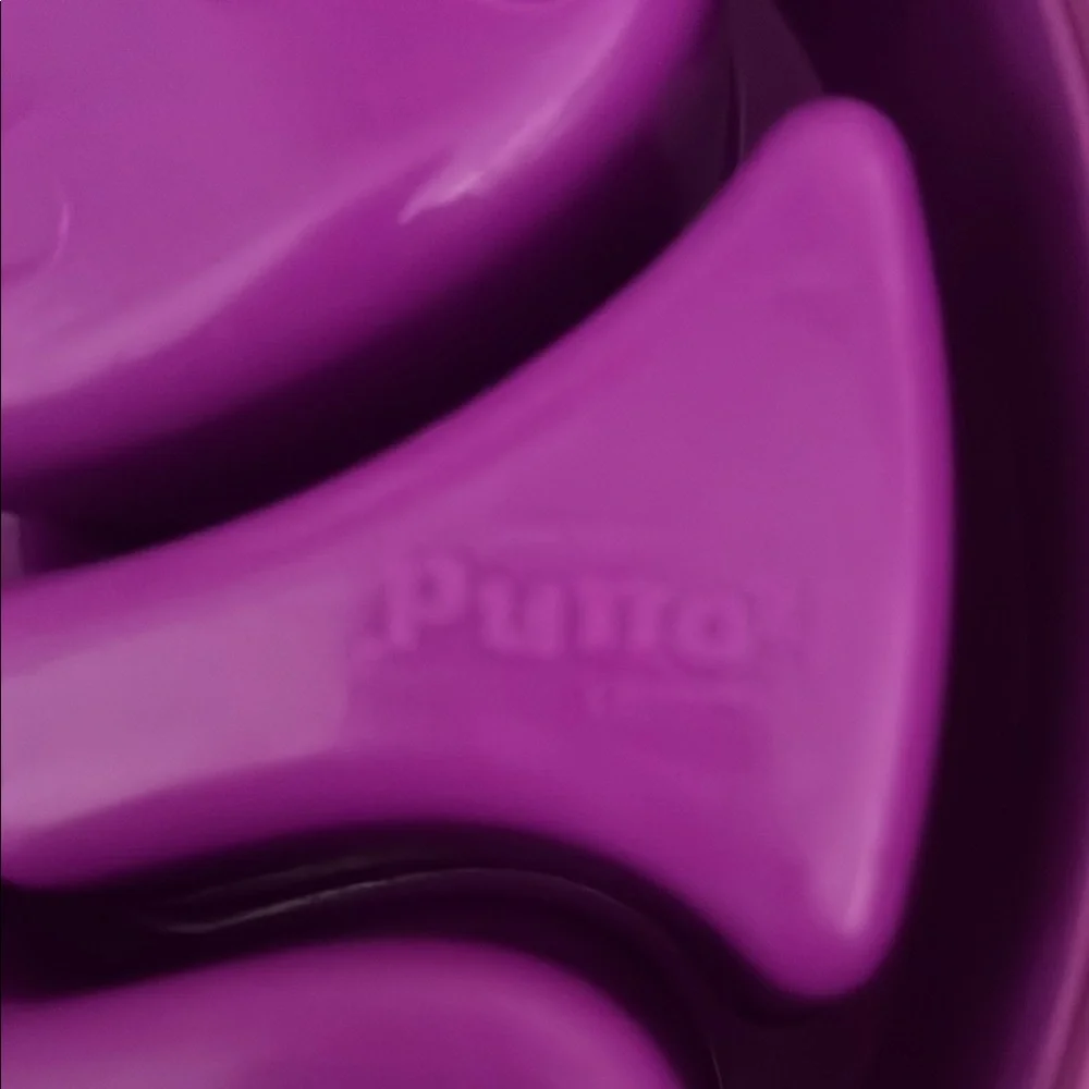 Purple Slow Feeder Dog Bowl